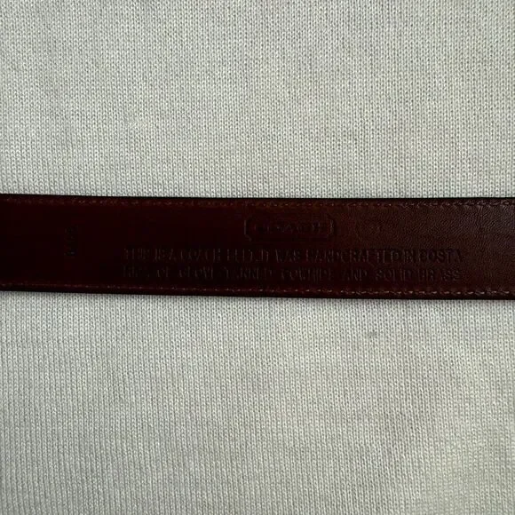 Coach Black Belt with Gold Buckle - Picture 5 of 5